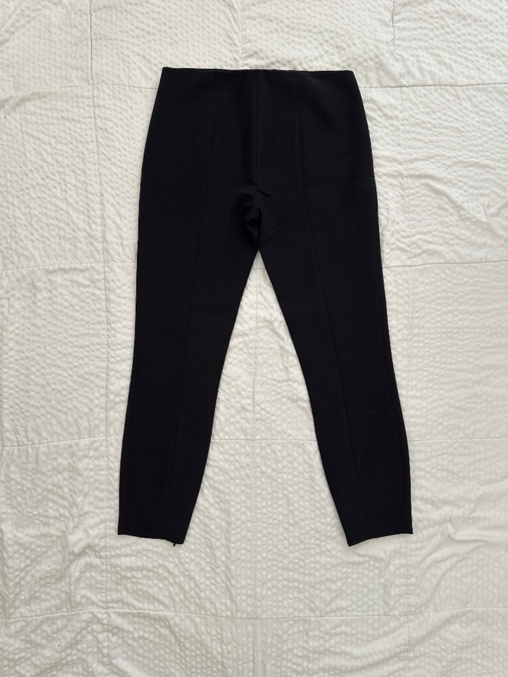 THE ROW Chandra Black Scuba Pant Size 4 - Picture 3 of 8
